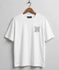 NESCESİ.CO N Logo Oversize T-Shirt - Beyaz